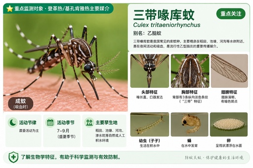 三带喙库蚊